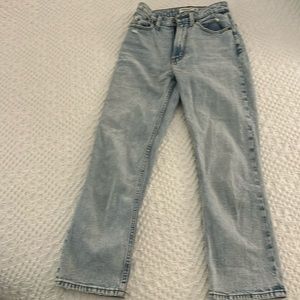 Abercrombie & Fitch Size 23S Curve Love The Ankle Straight Ultra High Rise